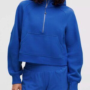 Lululemon Scuba Oversized Half-Zip Hoodie Blue